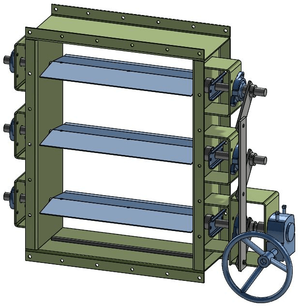 Louver Dampers / Industrial Dampers • Kelair Products Inc.