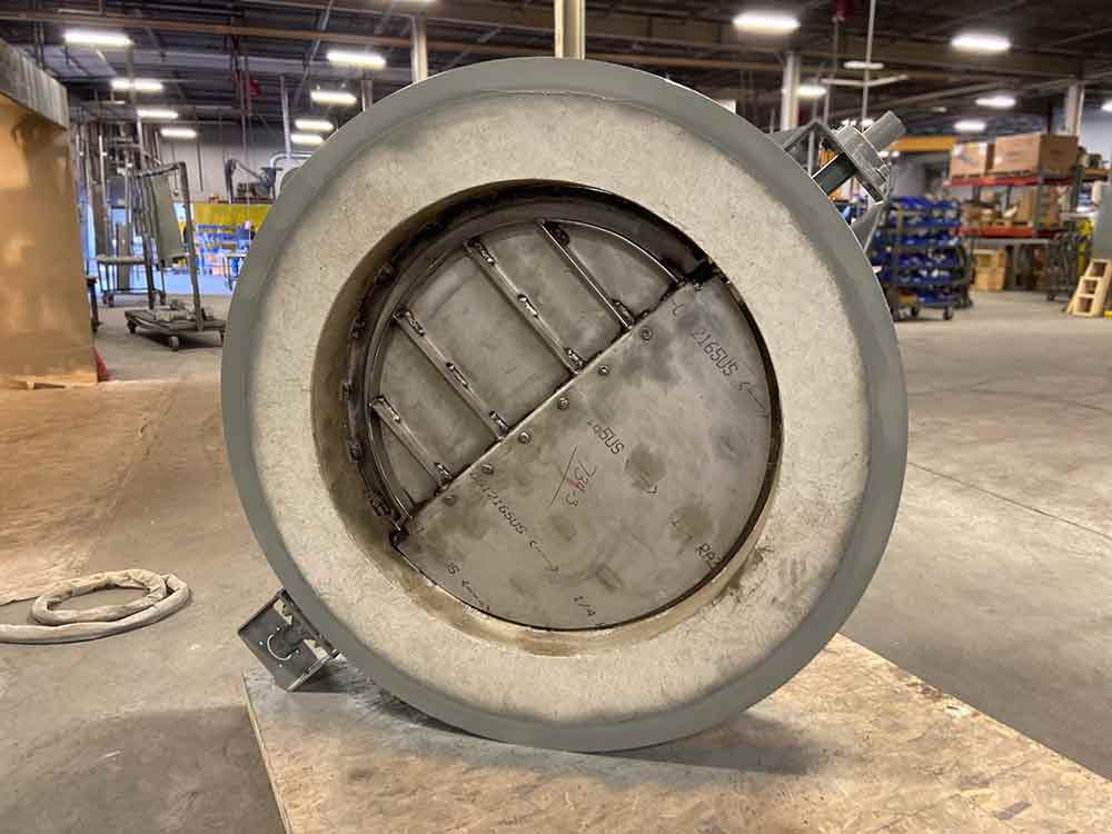 What is a refractory damper?